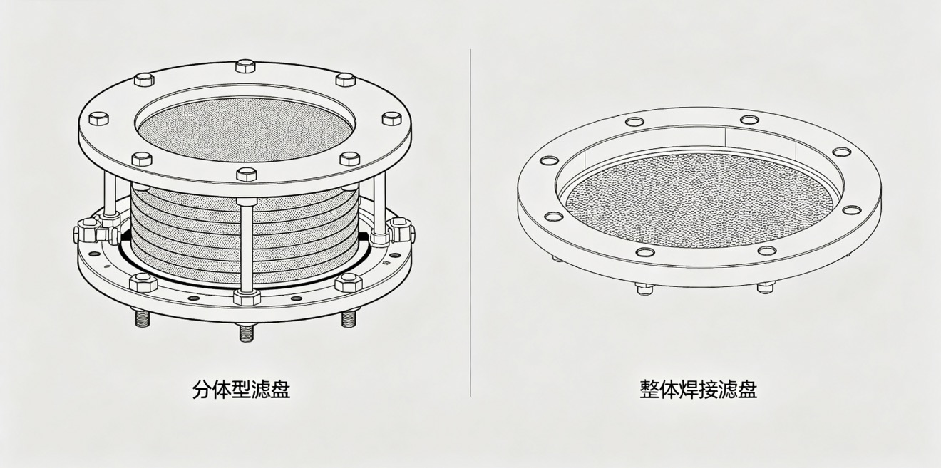 分体型滤盘和整体焊接滤盘怎么选